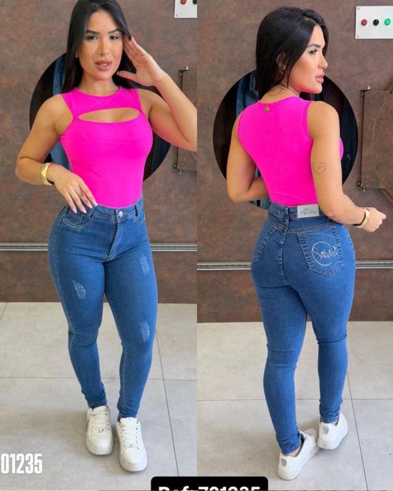 Calça Jeans Slim Sal e Pimenta