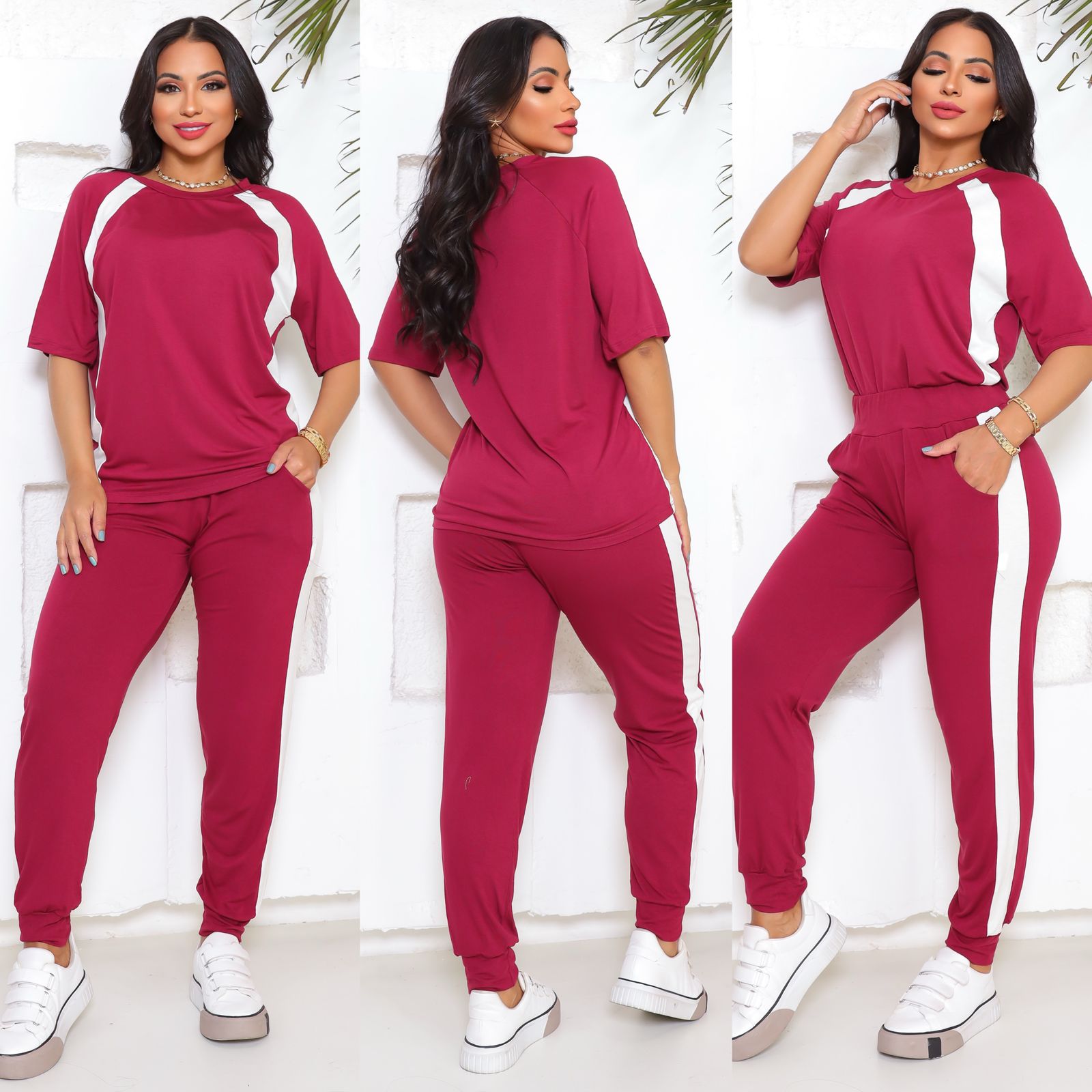 Conjunto de Moletom – Rosa Pink