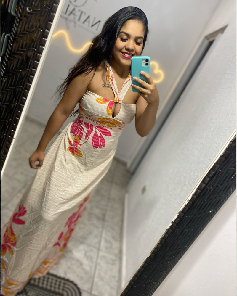 Vestido Longo com Amarração