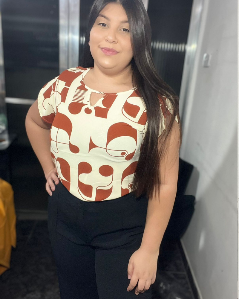 Blusinha Estampa Geométrica
